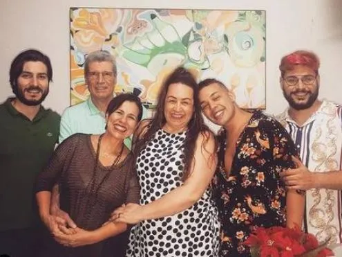 Daniel Garcia e Pedro Luís junto da família