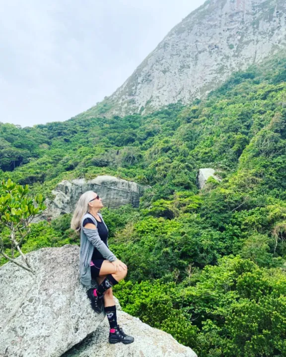 Lúcia Monteiro gosta de se superar, se aventurando pela natureza