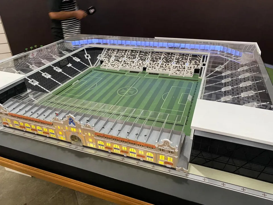 Maquete foi divulgada também pela Vasco TV