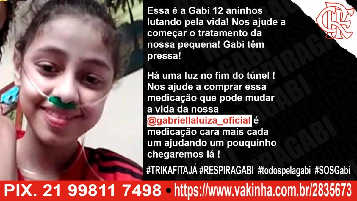 Ajude Gabriella a conseguir seus remédios