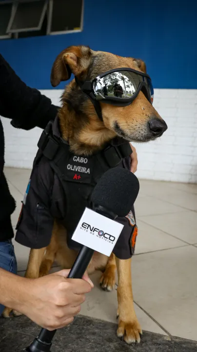 Em entrevista ao ENFOCO, Cabo Olivieira garantiu que é uma celebridade entre os policias