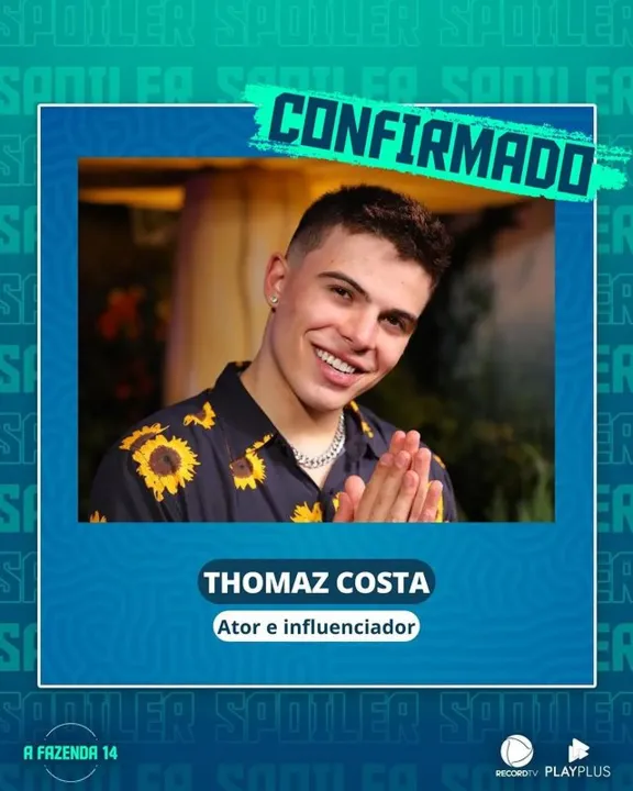 Thomaz Costa é ator e influenciador. O artista coleciona algumas polêmicas