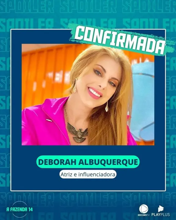 Deborah Albuquerque é influenciadora e participou do Power Couple.