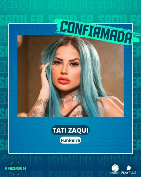 Tati Zaqui é funkeira e ficou famosa com a música "Eu Vou"