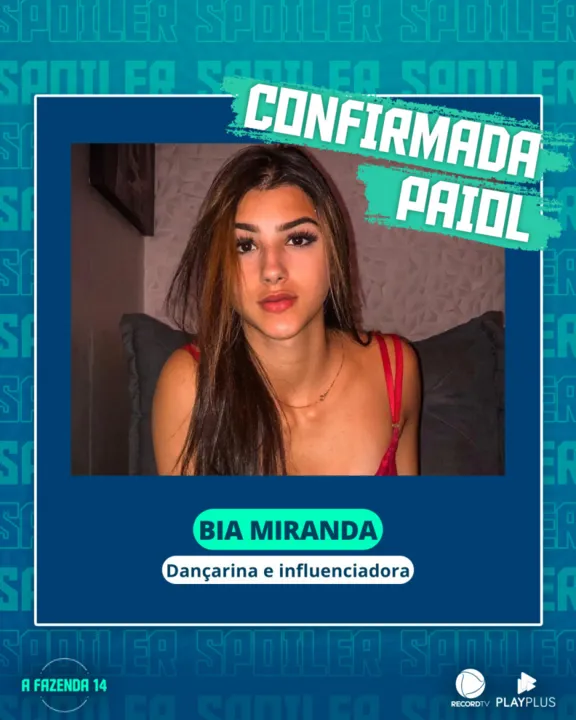 Bia Miranda é dançarina e influenciadora, além de ser a neta de Gretchen