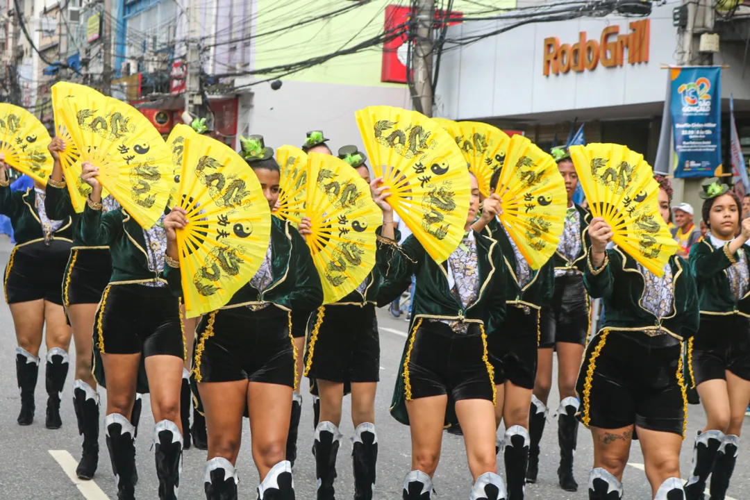 Desfile Cívico em São Gonçalo movimenta ruas