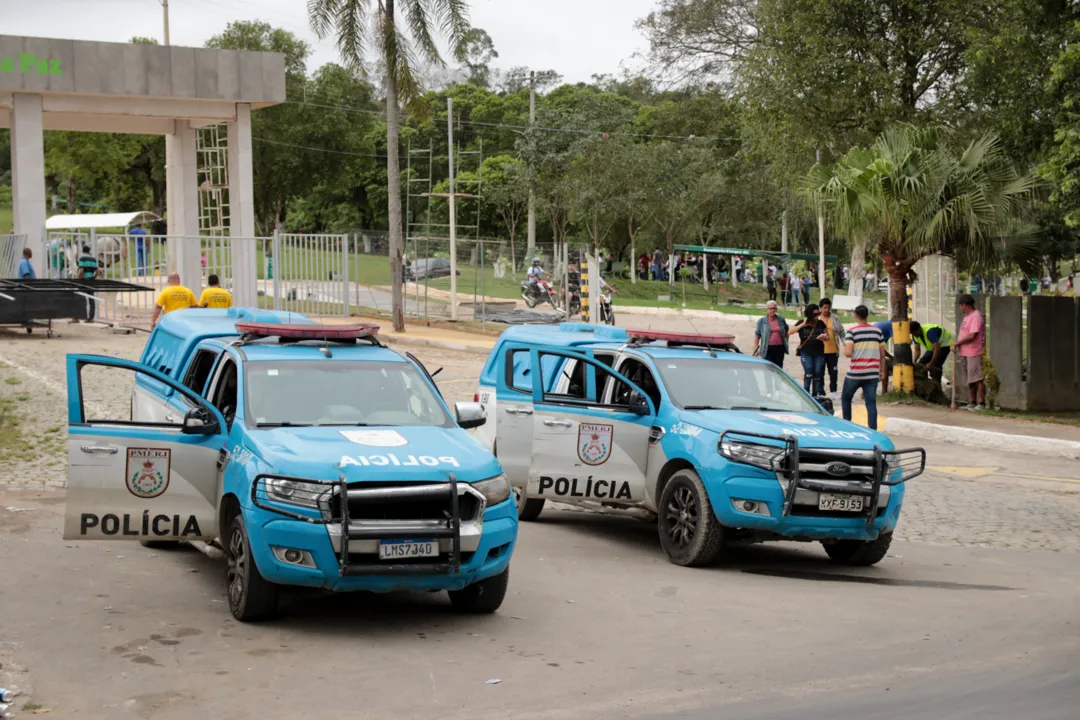 Policiamento foi reforçado nos arredores do cemitério