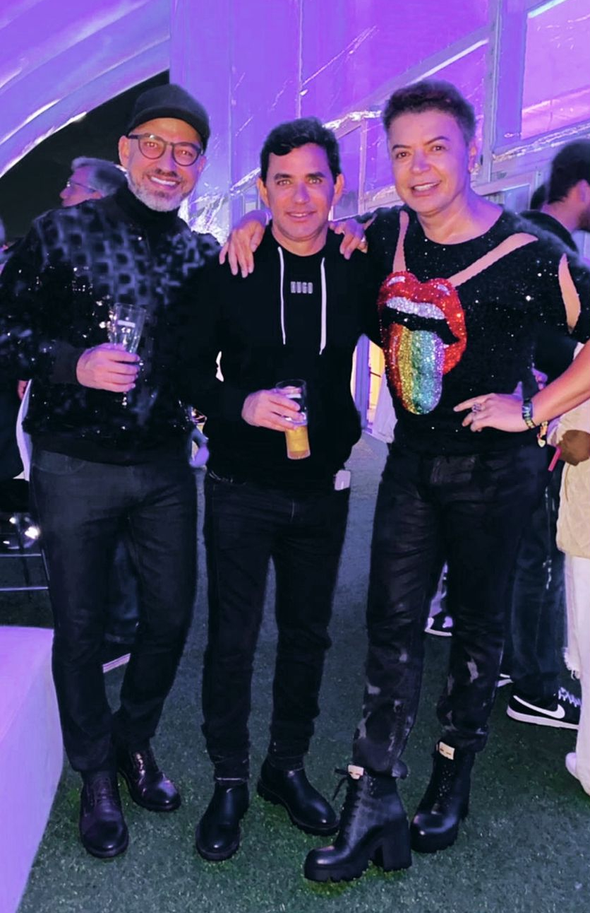 Luicana Di Carbalho, Marcelo Viana e David Brazil