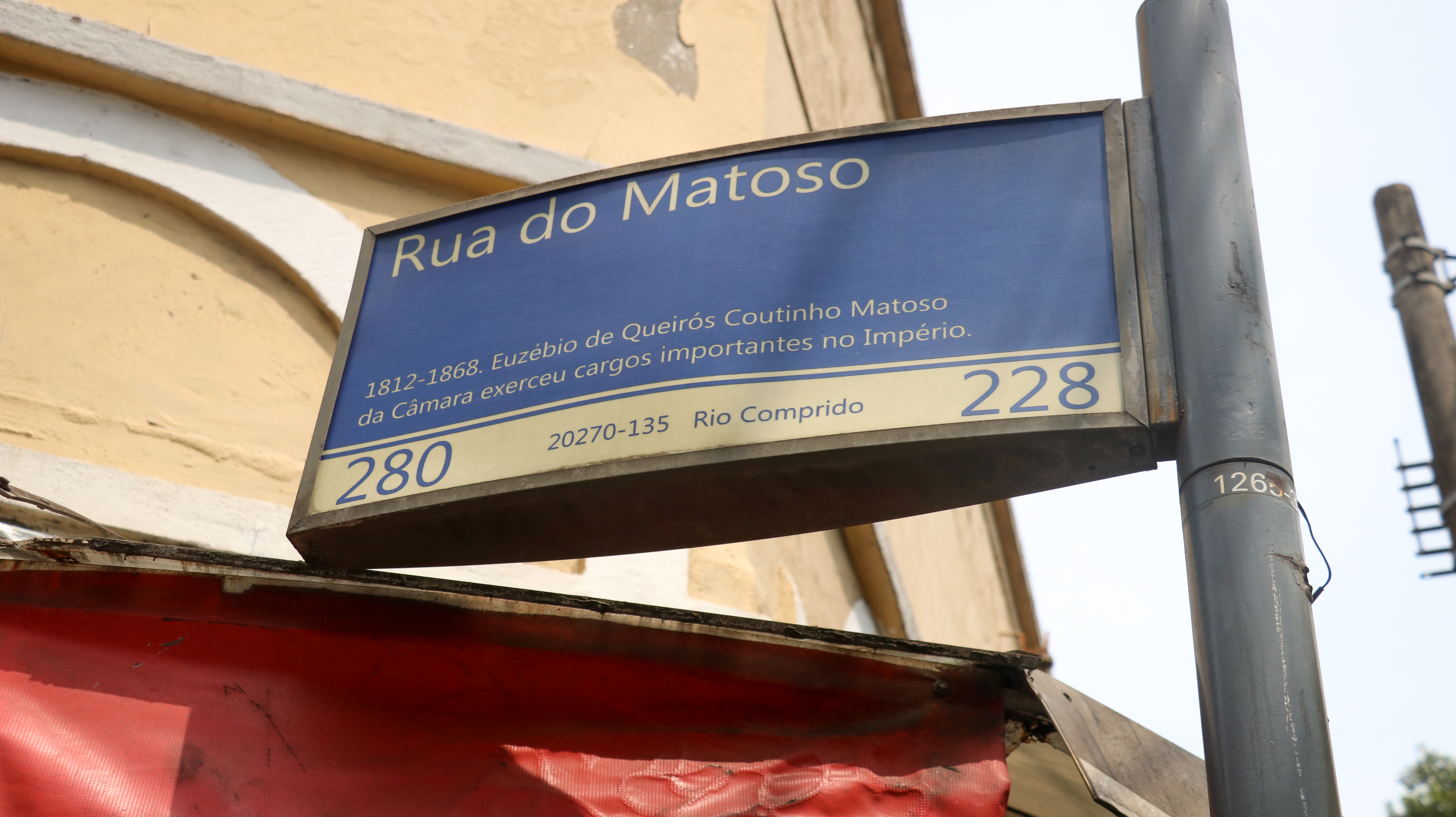 Rua do Matoso, na Tijuca, local onde Tim cresceu