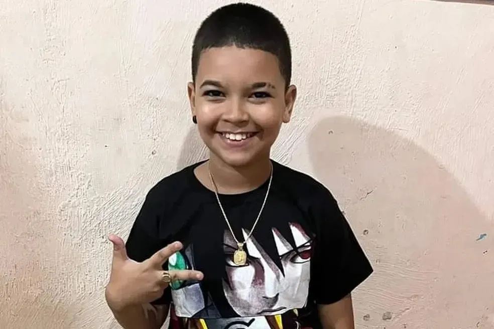 Juan Davi de Souza Faria, de 11 anos