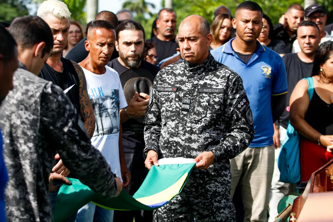 Agentes da RECOM prestaram suas homenagens ao falecido