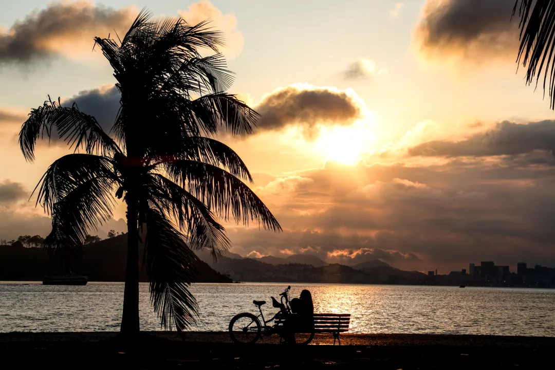 O pôr do sol também garante fotos incríveis