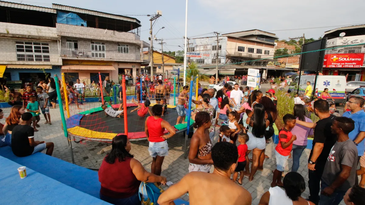 Durante o evento, as crianças puderam aproveitar para se divertirem bastante 