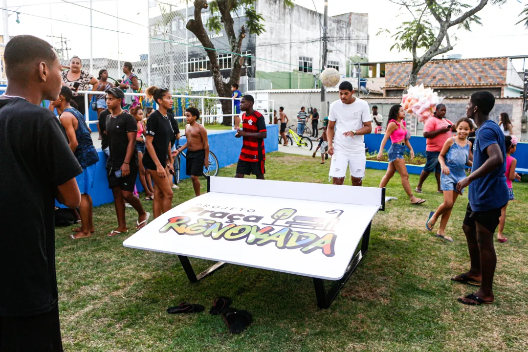 Inauguração da nova Praça do Coroado, em São Gonçalo