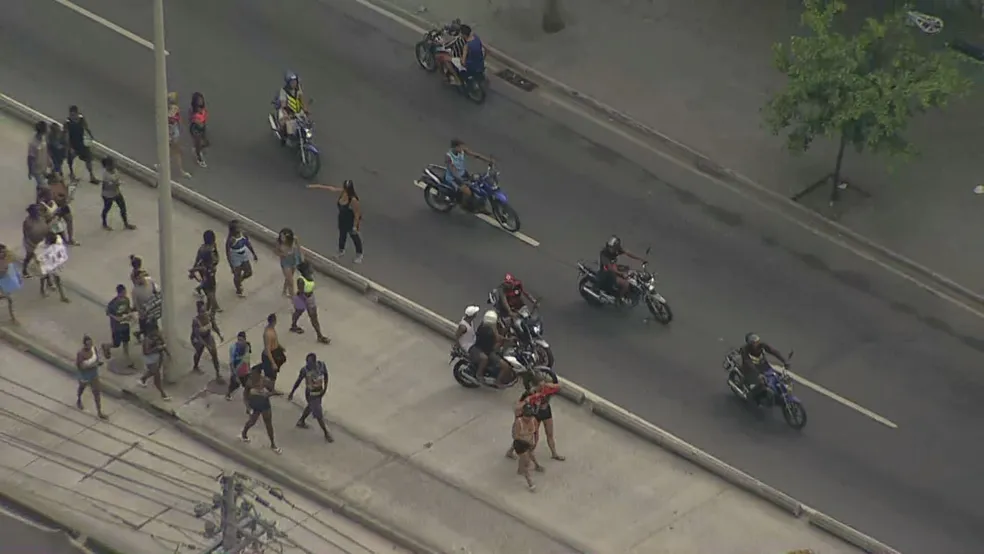 Manifestantes fecharam as ruas em protesto contra morte da jovem de 9 anos