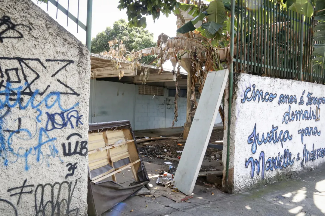 Abrigo da prefeitura abandonado no bairro Estácio - Lucas Alvarenga