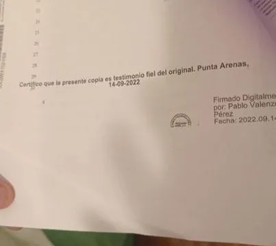 Davi contesta e apresenta um documento com data anterior