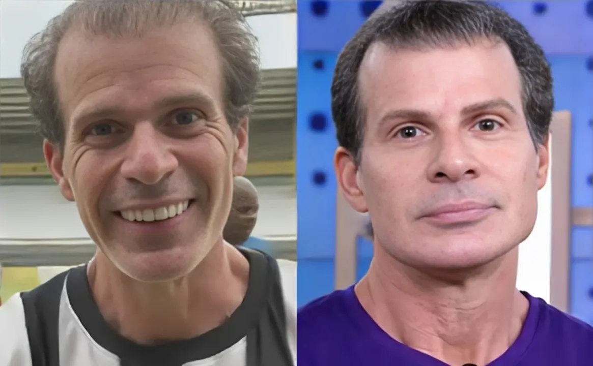 Ex-jogador revelou antes e depois