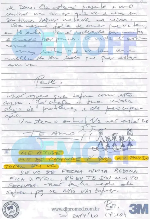 Carta escrita por Rose Miriam parte 6.