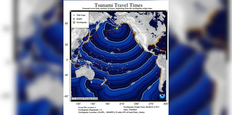Terremoto atingiu o Alasca e provocou um alerta de tsunami