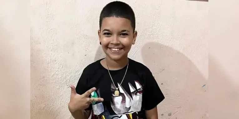 Juan Davi de Souza Faria, de 11 anos