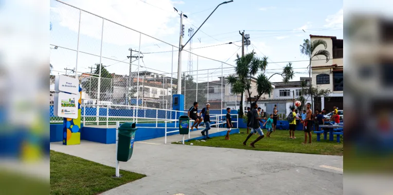 Inauguração da nova Praça do Coroado em São Gonçalo