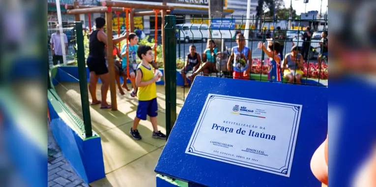 Inauguração da Praça de Itaúna, em São Gonçalo