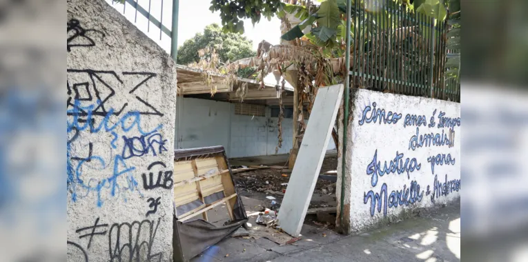 Abrigo da prefeitura abandonado no bairro Estácio - Lucas Alvarenga