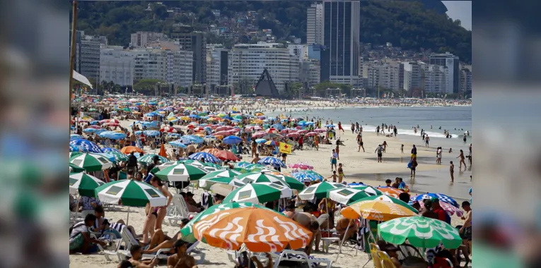 Praia teve dia de final de semana no Rio