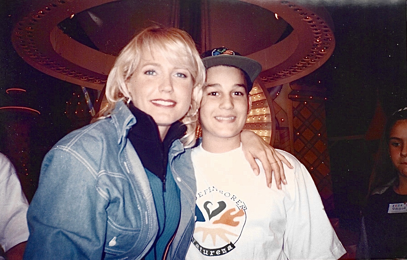 Diego Riques, aos 12 anos participou do "Defensores da Natureza"