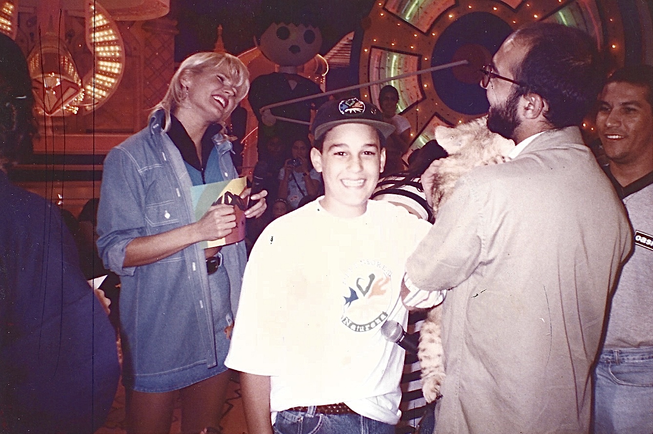 Diego Riques, aos 12 anos participou do "Defensores da Natureza"