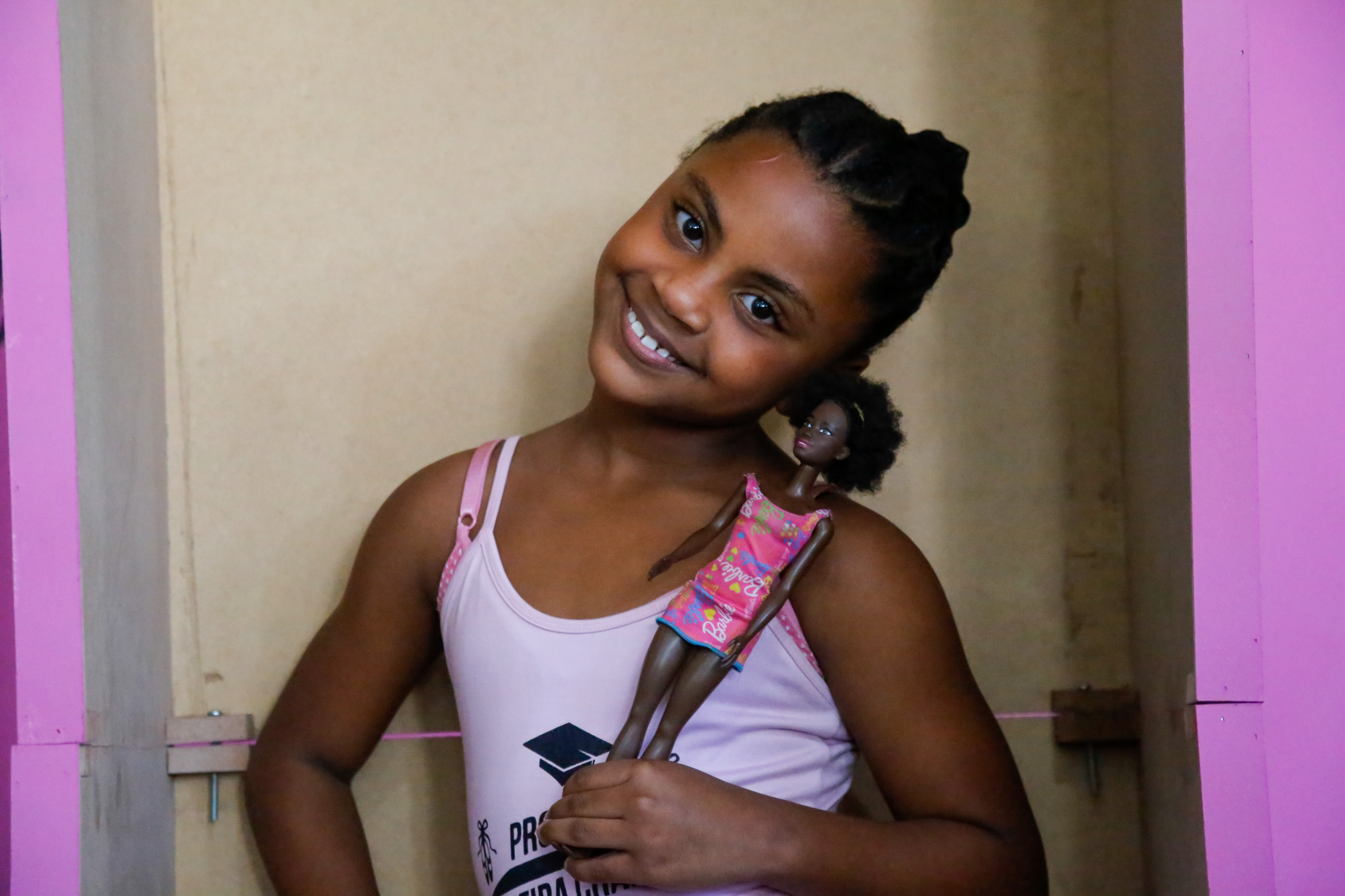 Kettelyn Vitória se sentiu como a Barbie por um dia