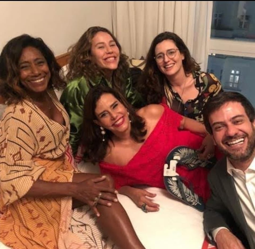 Narcisa homenageou Glória Maria nas redes sociais