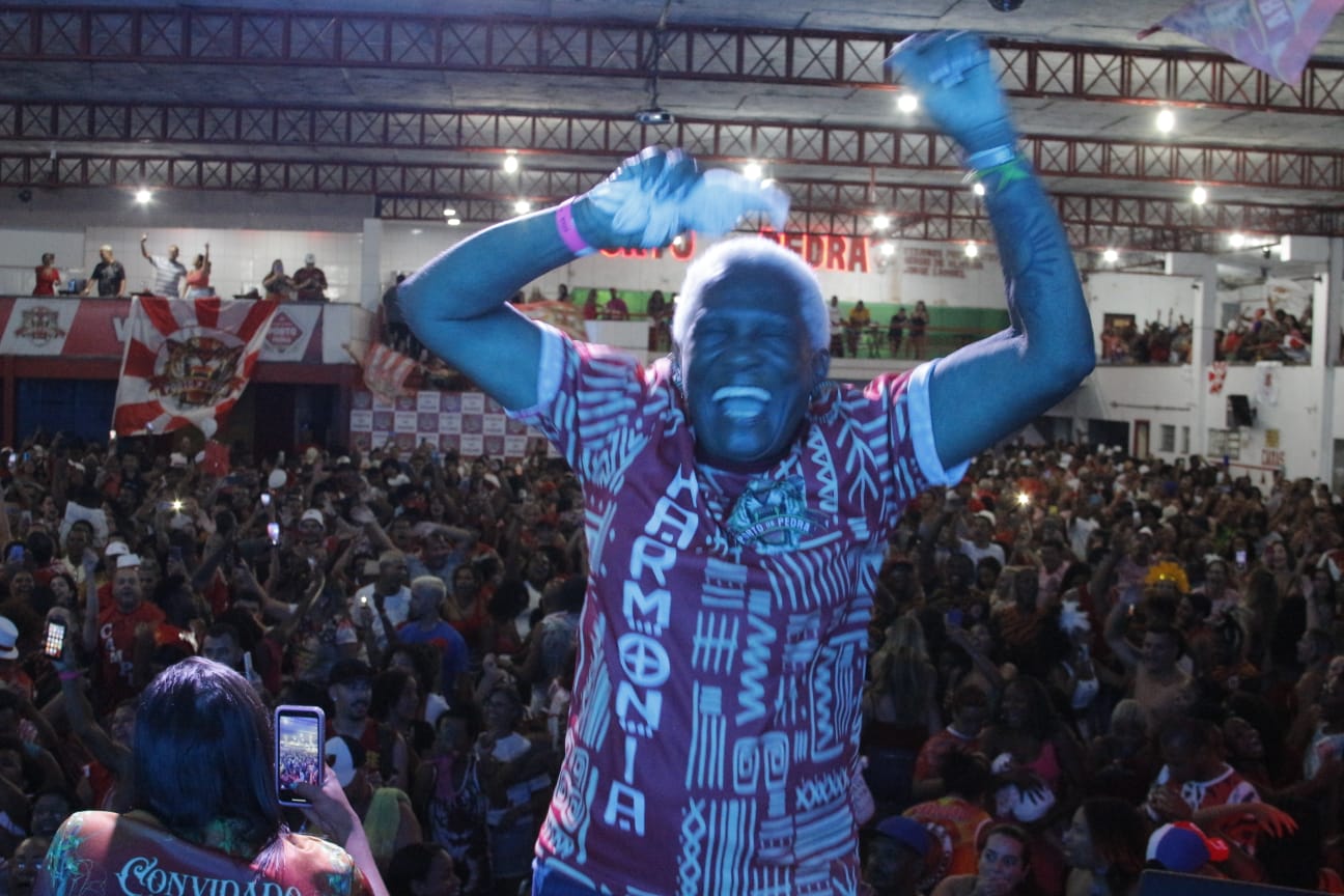 Torcedores e integrantes da escola ficaram eufóricos com o resultado