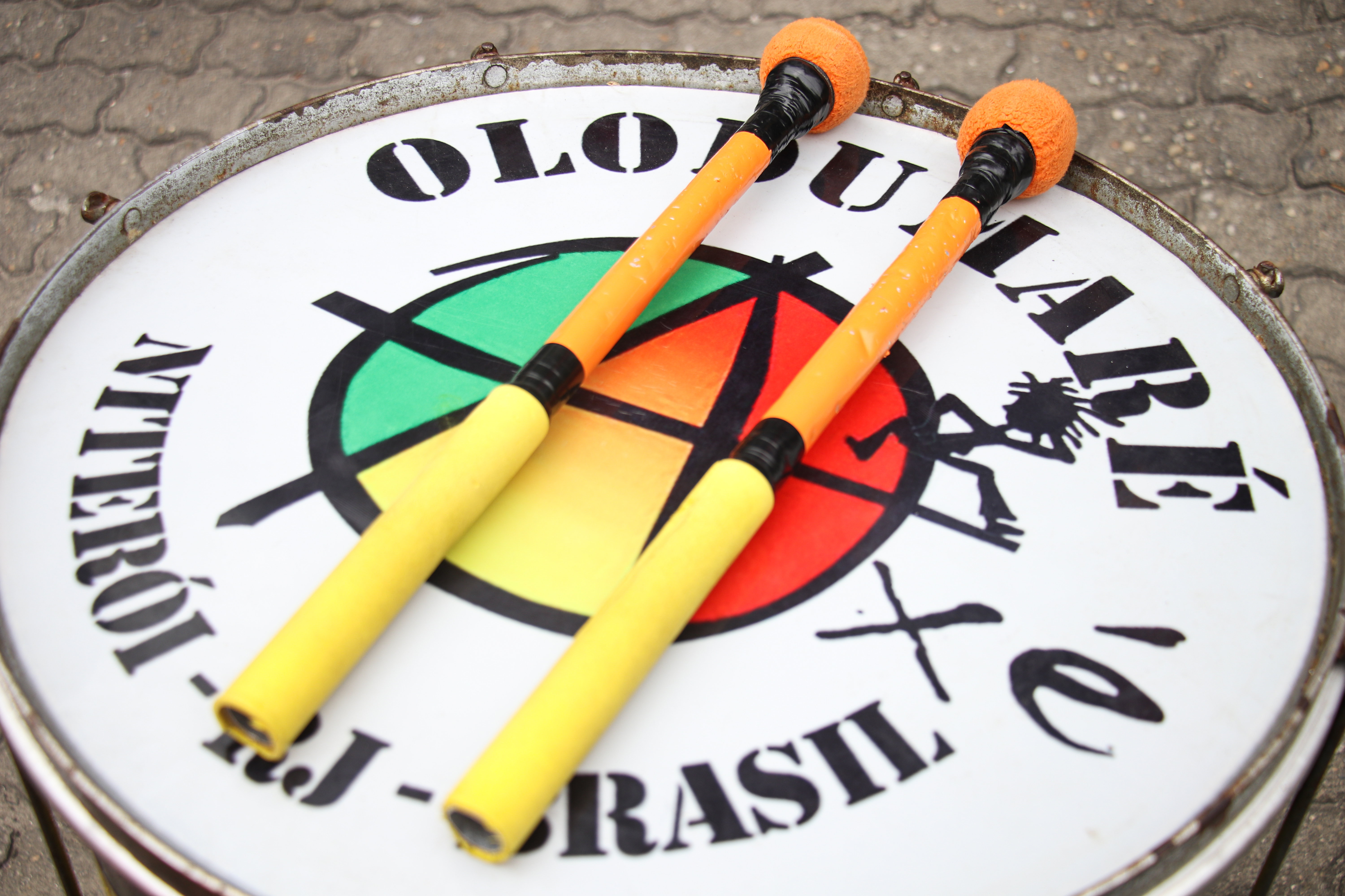 A banda Olodum Mirim também participou do ato