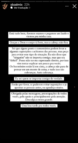 Grávida, Mirella bate a barriga após show e corre para hospital