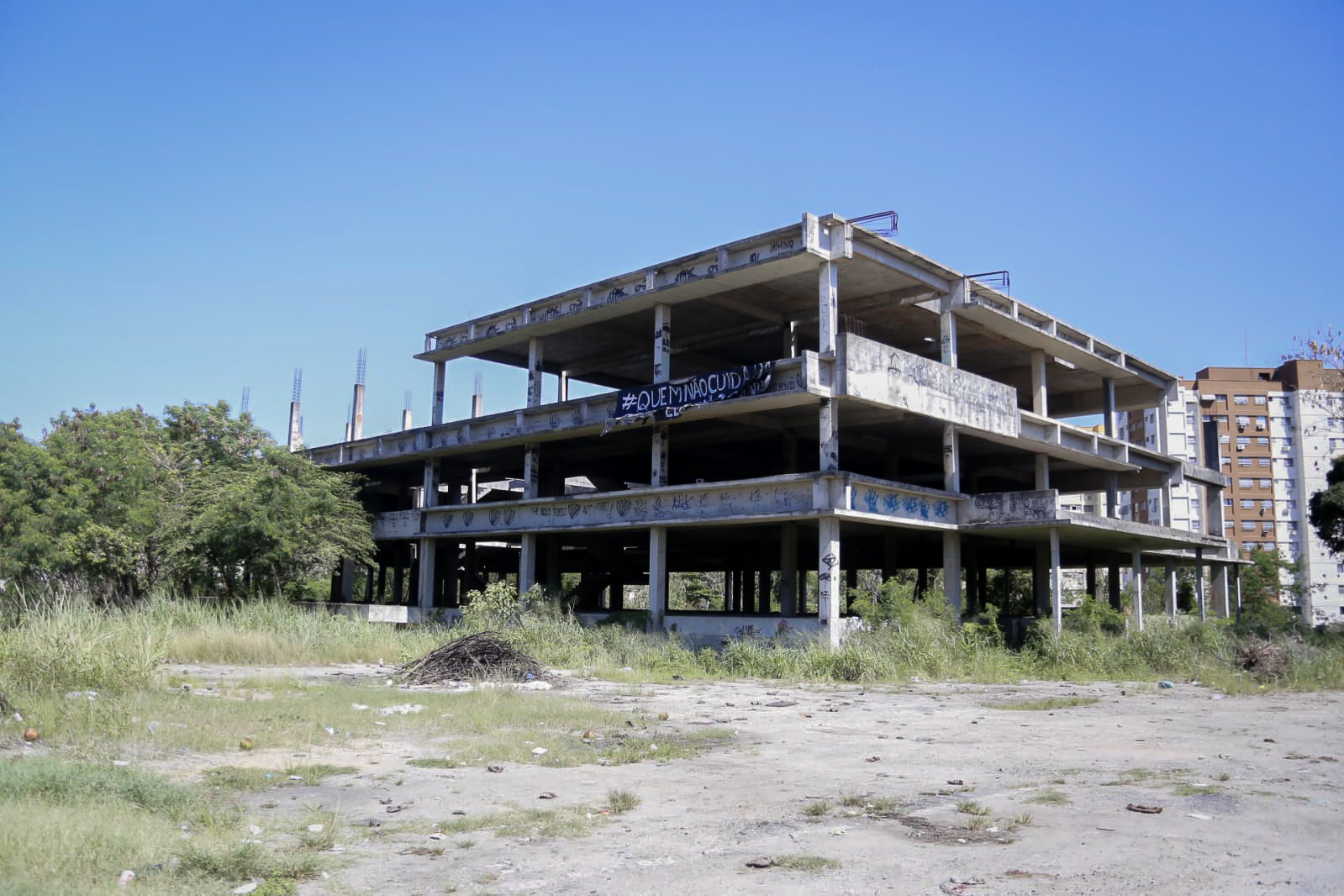 Local está degradado e abandonado há mais de dez anos