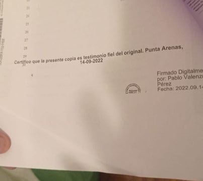 Davi contesta e apresenta um documento com data anterior