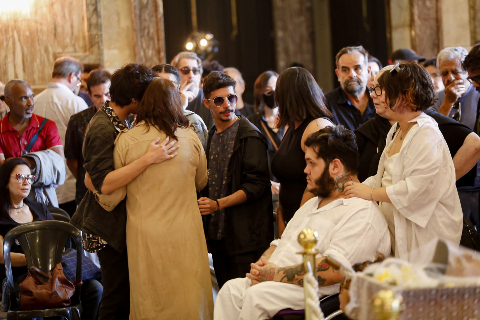 Familiares e amigos estavam muito emocionados