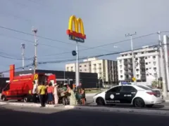 Idosa é atropelada por viatura da polícia na Região dos Lagos; vídeo