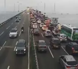 Acidente grave termina em morte na Ponte Rio-Niterói