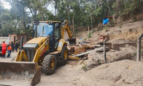 Todo o material foi demolido e retirado