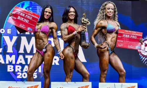 Márcia ficou entre as três vencedoras na categoria Bikini