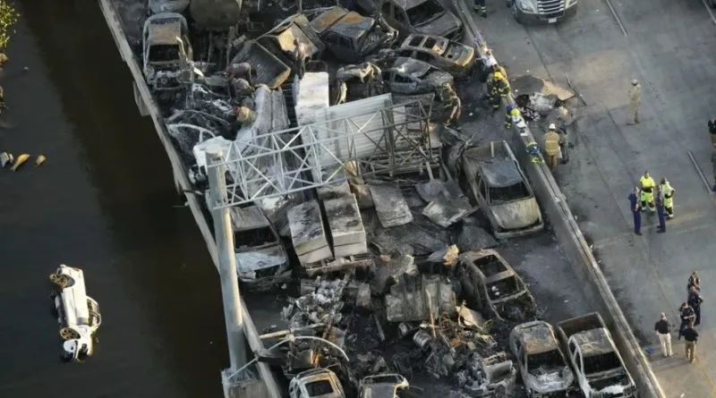 Sete pessoas morreram na colisão que aconteceu no estado da Luisiana, Sul dos Estados Unidos