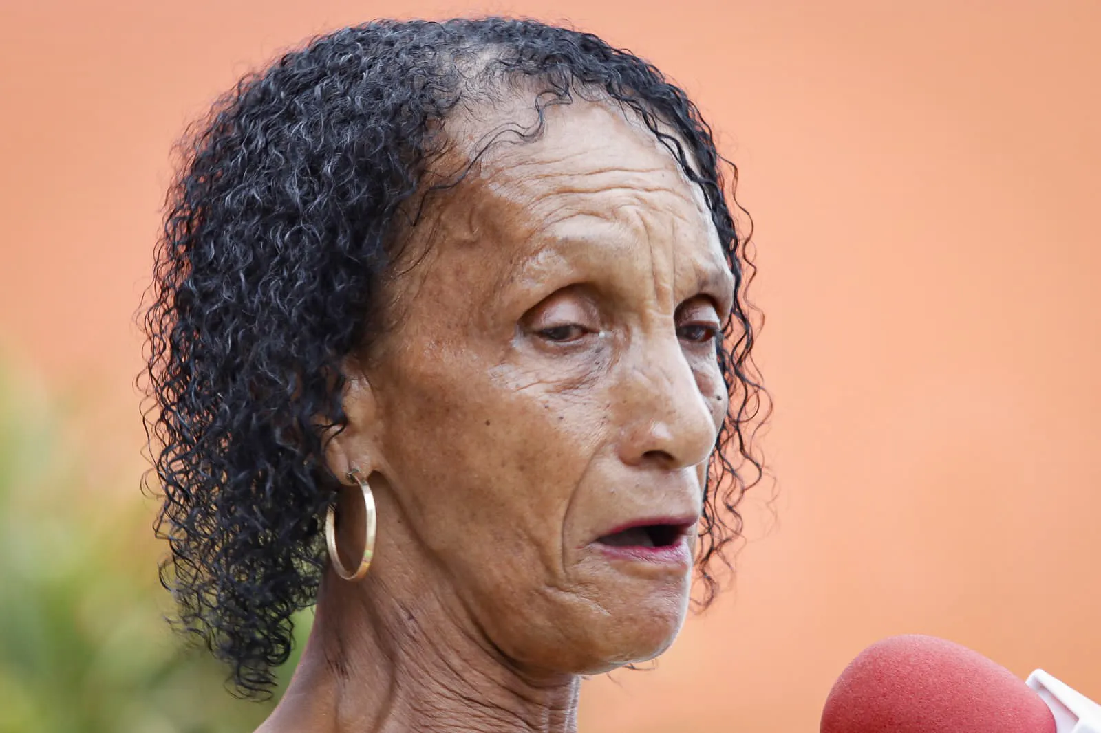 Nilza da Conceição, de 68 anos, tia-avó da vítima, clamou por Justiça