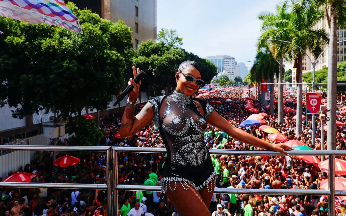 Fervo da Lud quebrou o recorde de pessoas no Carnaval do Rio em 2024