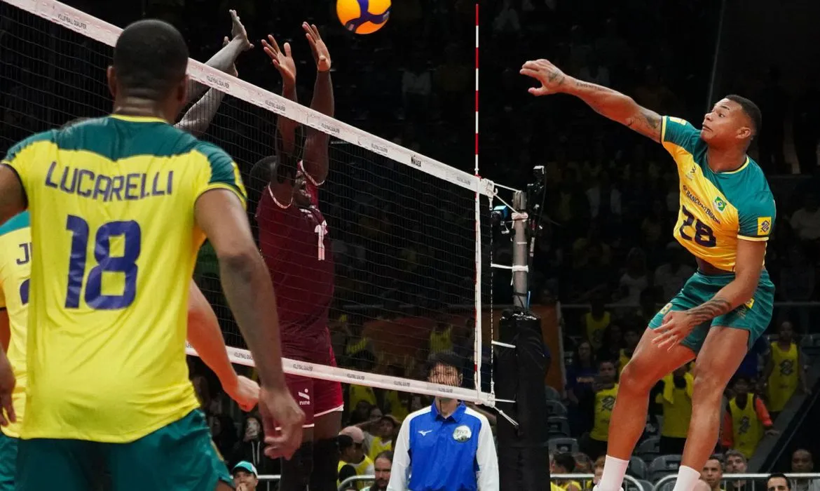 Brasil e Catar estão no Grupo A do Pré-Olímpico de vôlei masculino