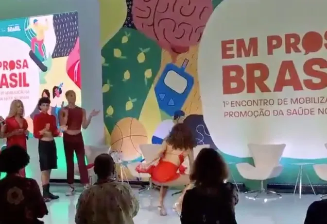 O vídeo foi captado durante o 1º Encontro de Mobilização da Promoção da Saúde no Brasil