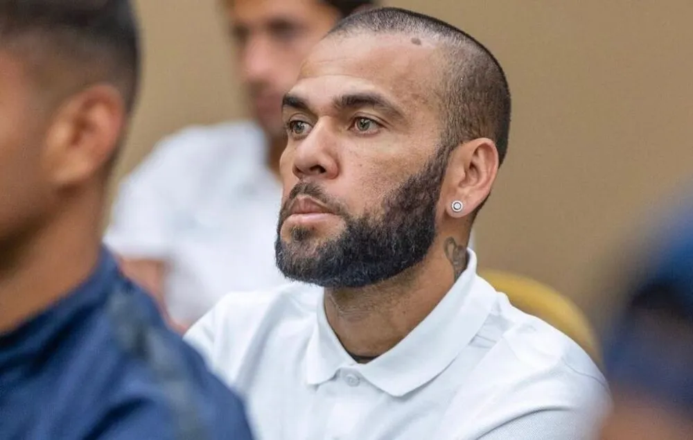 Daniel Alves está preso na Espanha desde o dia 20 de janeiro