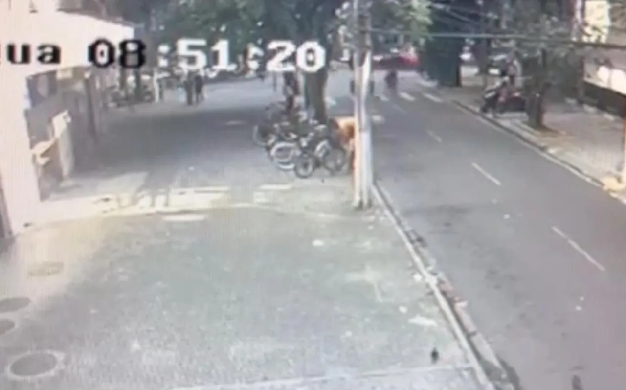 Homem furtou bicicleta na Rua Otávio Carneiro, em Icaraí